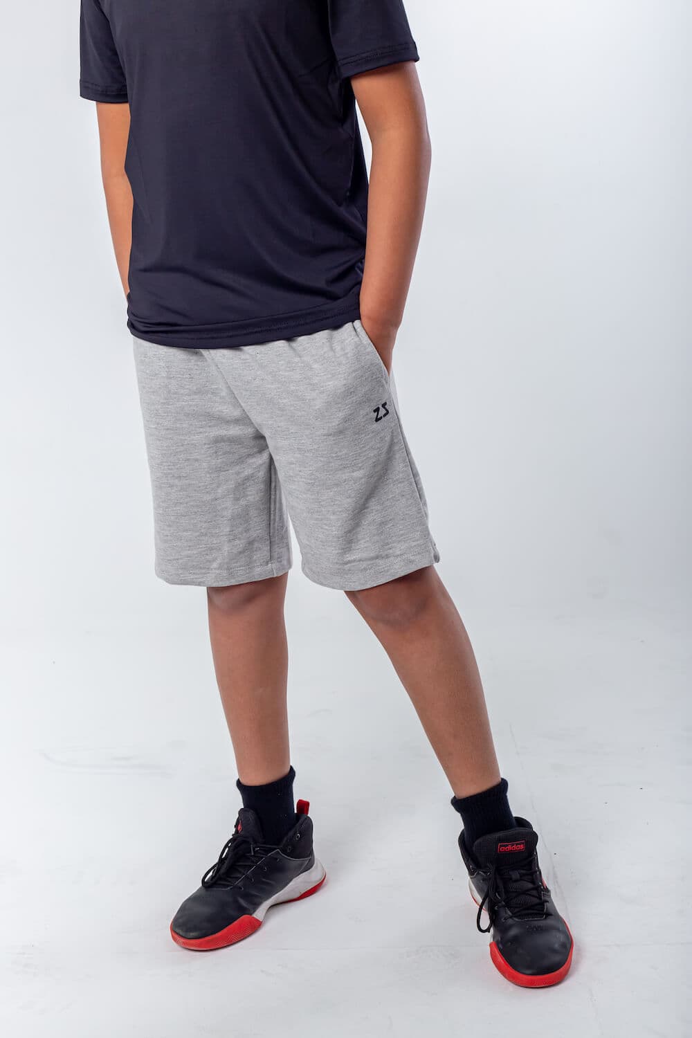 grey short