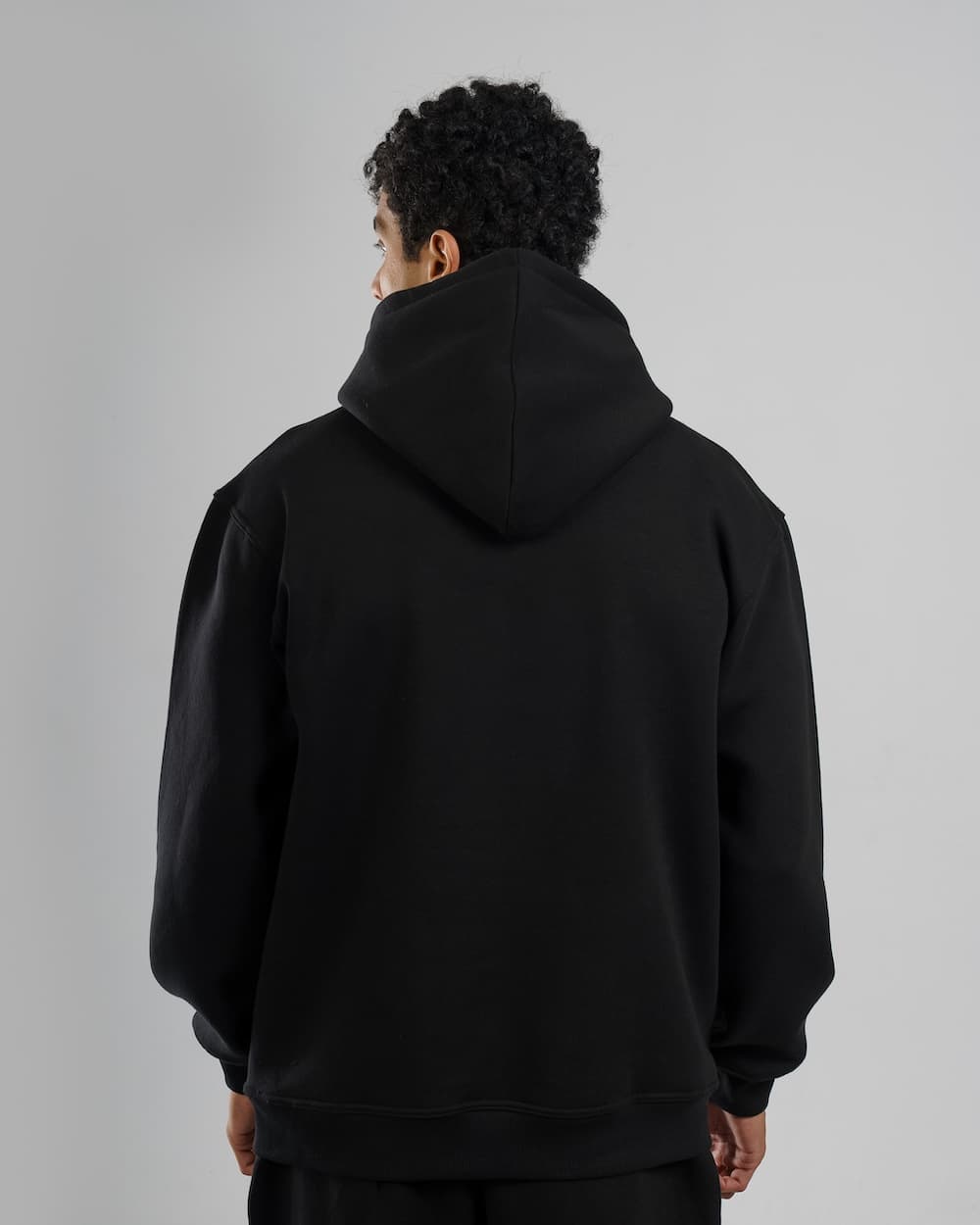 black hoodie men