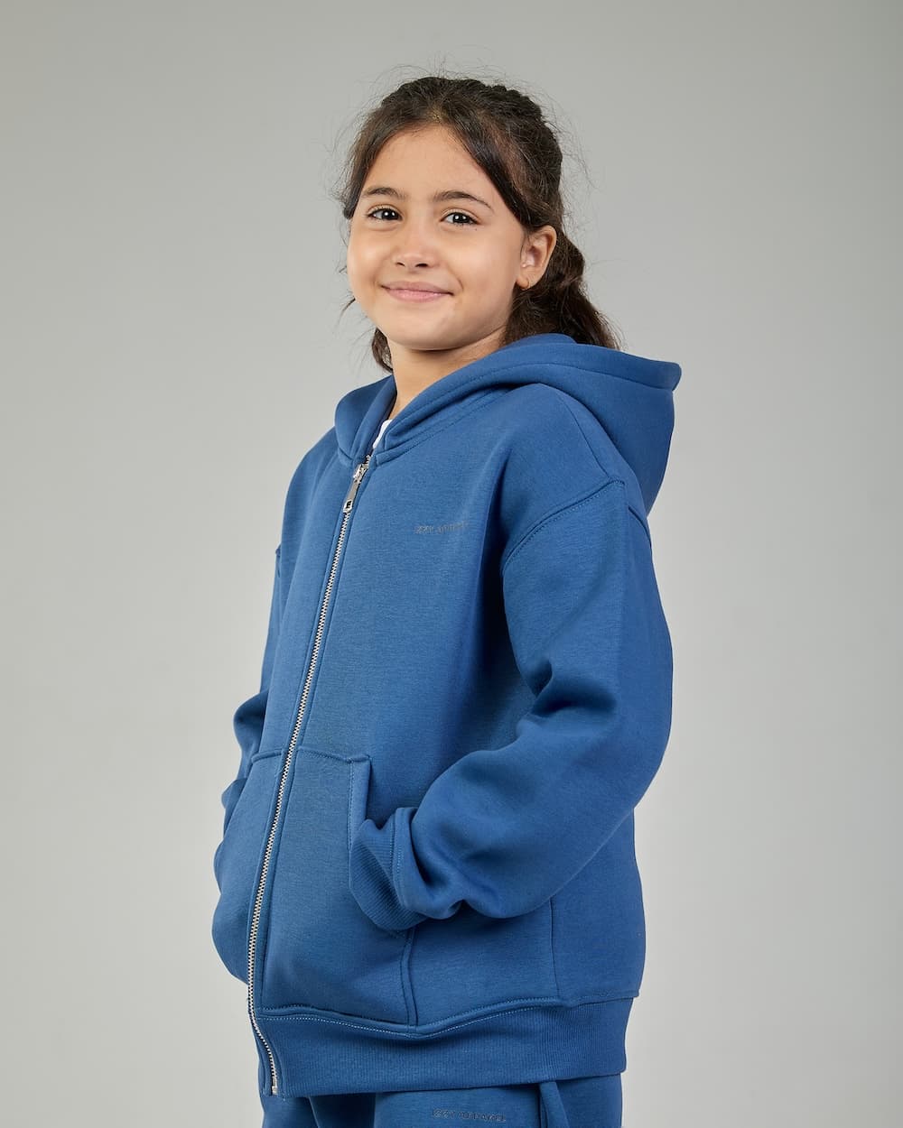 blue hoodie girls