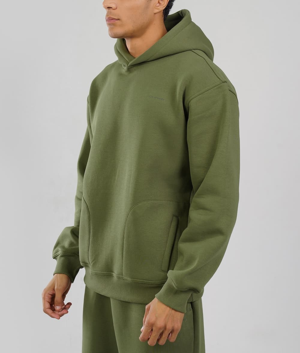 olive hoodie men