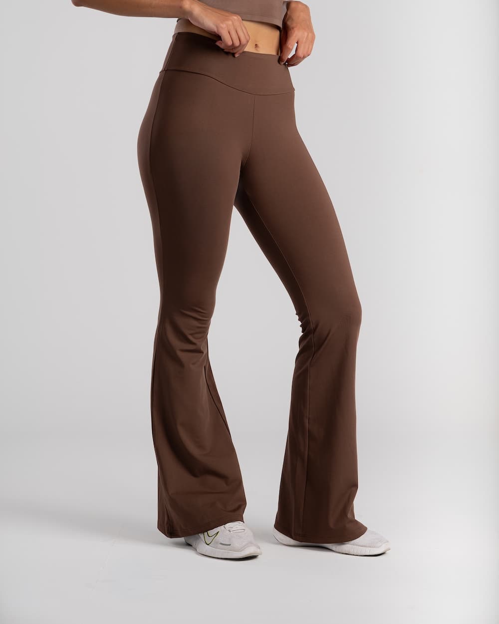 yoga pants brown women